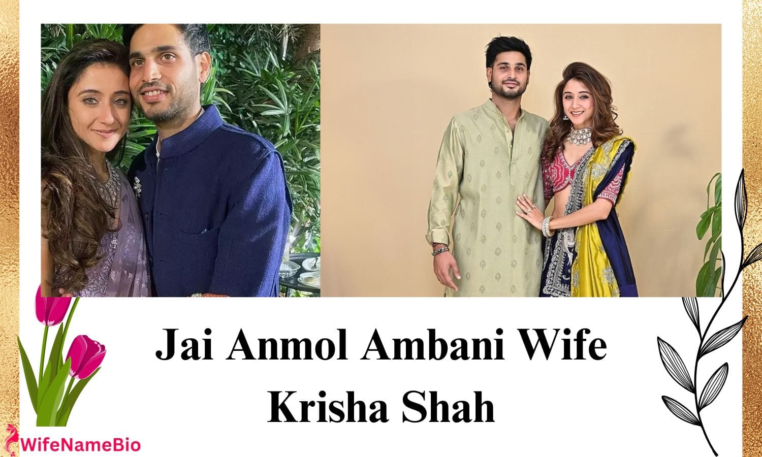 Jai Anmol Ambani Wife