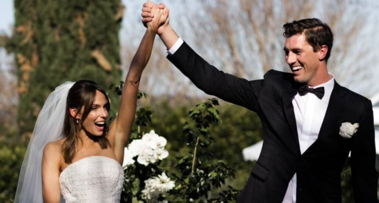 Pat Cummins's wife, Rebecca Boston